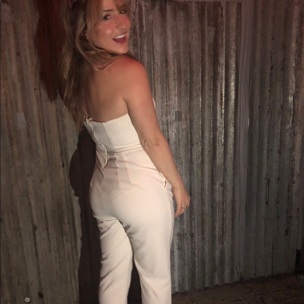 White H&M jumpsuit